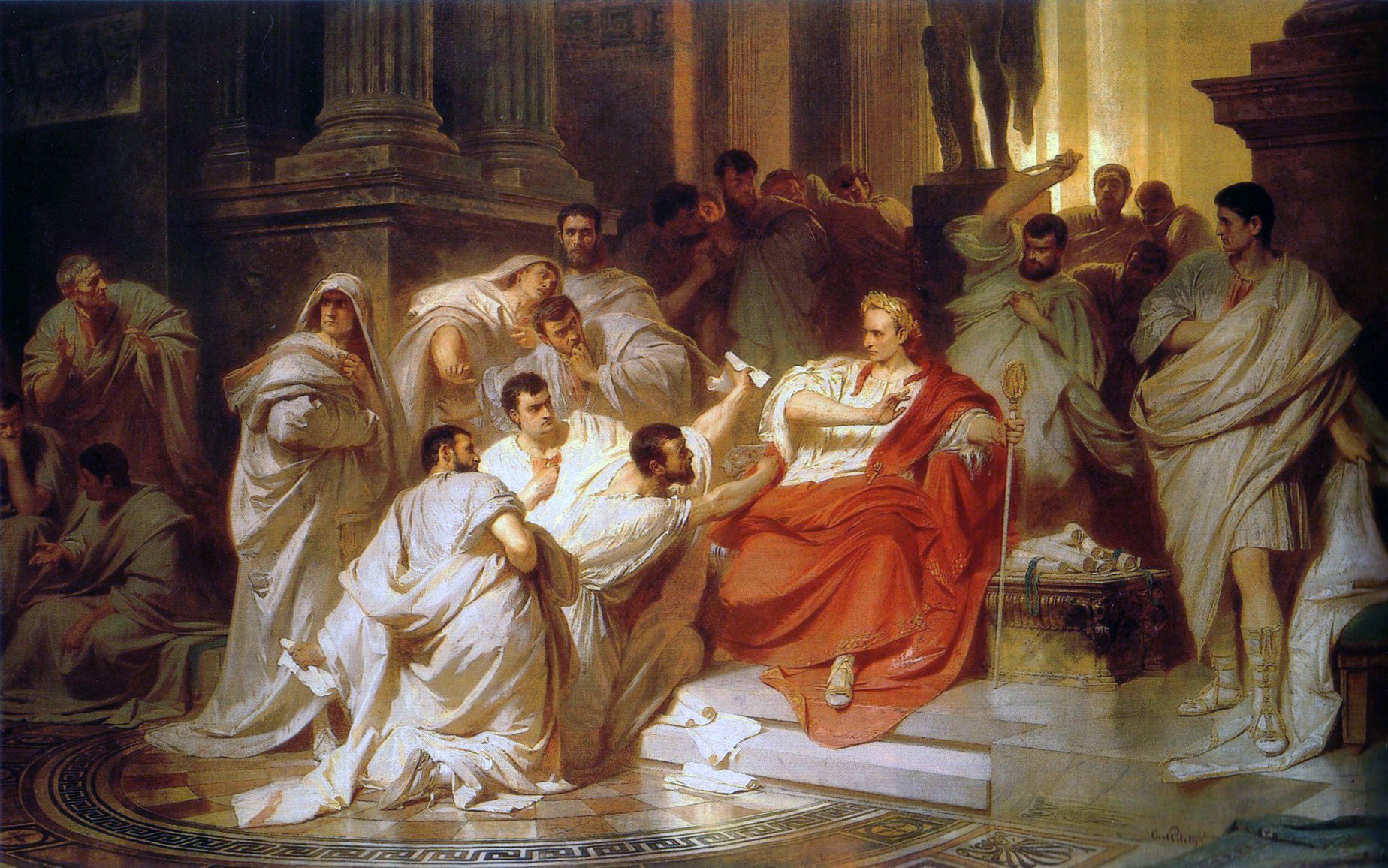 Karl_Theodor_von_Piloty_Murder_of_Caesar_1865